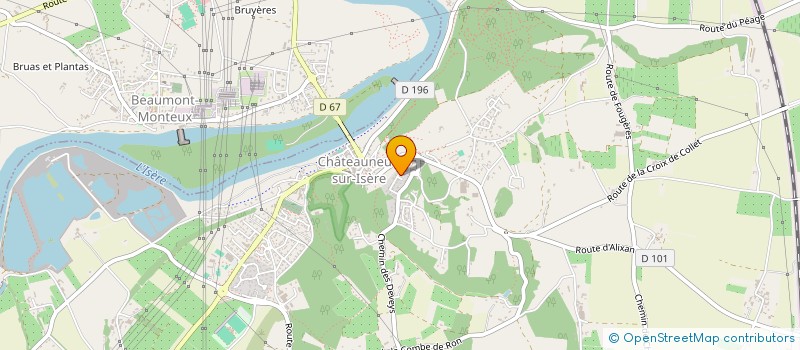 localisation de l'entreprise INDI TRICOCHE GUY  BOURG-DE-PEAGE