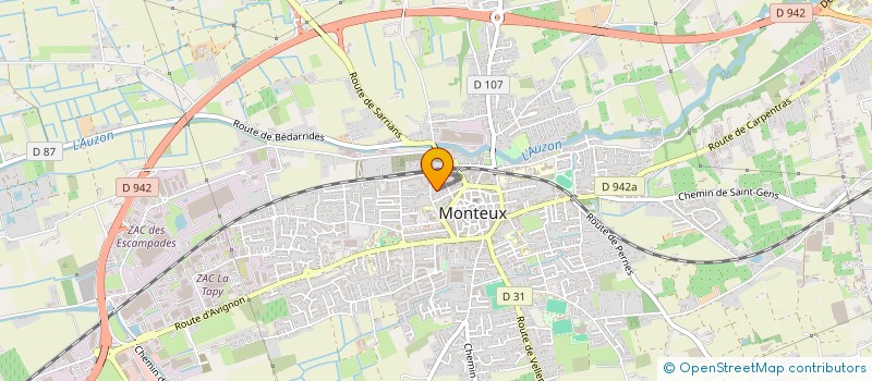 localisation de l'entreprise INDI USCLAT ET CHAPUS  MONTEUX