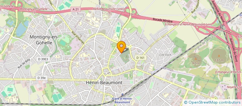 localisation de l'entreprise INDI VAAST à HENIN-BEAUMONT