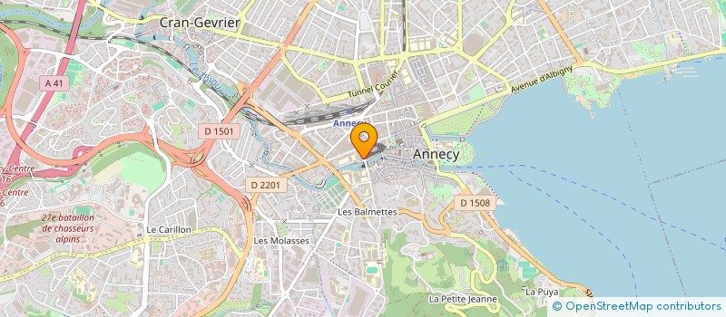 localisation de l'entreprise INDI VERAN MARIE CHRISTIAN ET  ANNECY