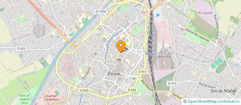 localisation de l'entreprise INDI VERIN à DOUAI