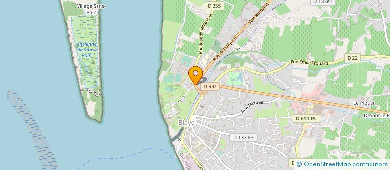 localisation de l'entreprise INDI VIAS à BLAYE