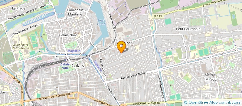 localisation de l'entreprise INDI VINCENT  CALAIS