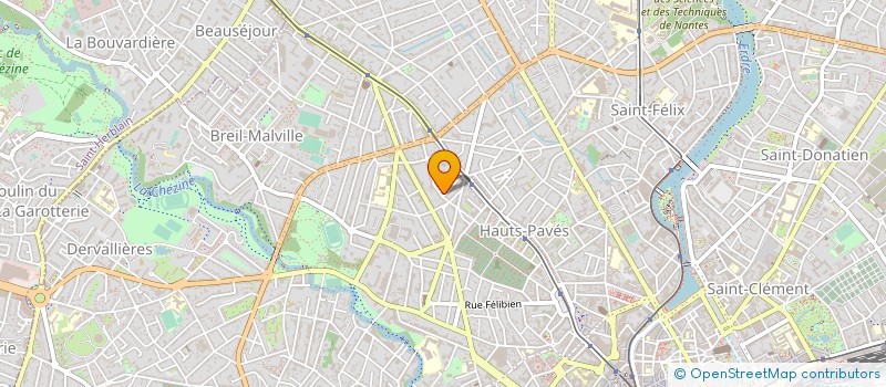 localisation de l'entreprise INDI-YOGA à NANTES