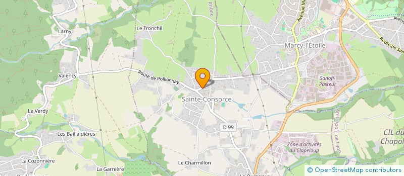 localisation de l'entreprise INDI78  SAINTE-CONSORCE