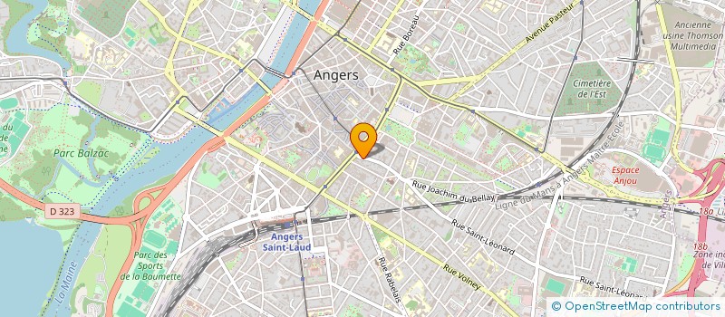 localisation de l'entreprise INDIA à ANGERS