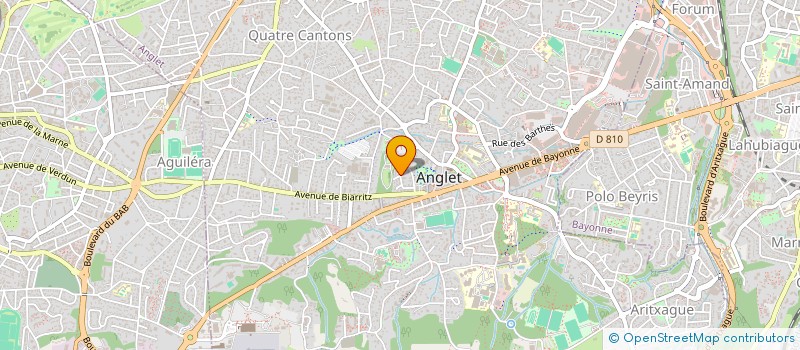 localisation de l'entreprise INDIAG  ANGLET