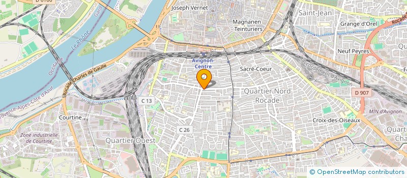 localisation de l'entreprise INDIAMARGA  AVIGNON