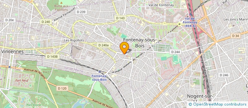 localisation de l'entreprise INDIAN GIFTS à FONTENAY-SOUS-BOIS