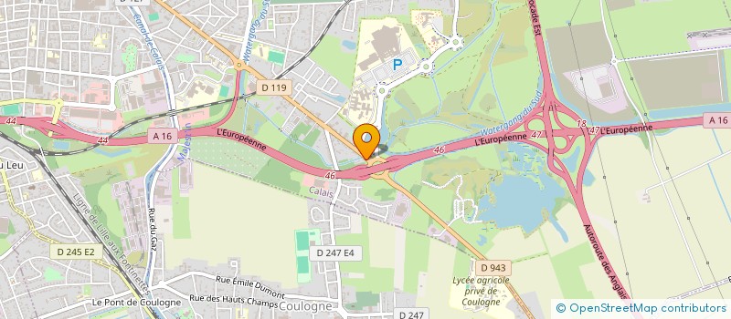 localisation de l'entreprise INDIAN PALACE  CALAIS