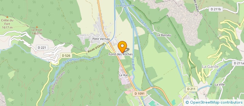 localisation de l'entreprise INDIAN'S  LES DEUX ALPES