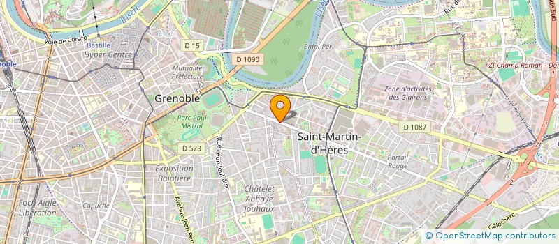 localisation de l'entreprise INDIANA  SAINT-MARTIN-D'HERES