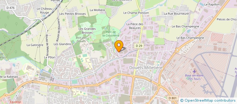 localisation de l'entreprise INDIANA ANIMATIONS  NOTRE-DAME-D'OE