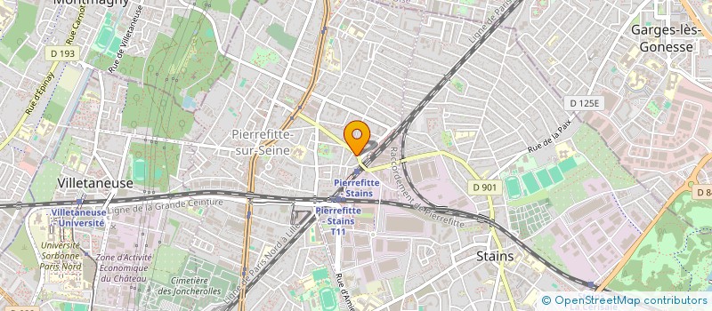 localisation de l'entreprise INDIANA CAR WASH  PIERREFITTE-SUR-SEINE