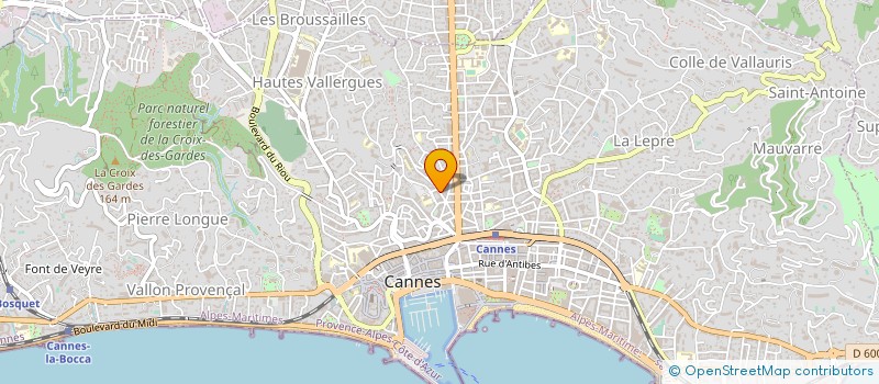 localisation de l'entreprise INDIANA GYM à CANNES