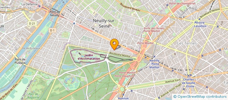 localisation de l'entreprise INDIANA INVEST à NEUILLY-SUR-SEINE
