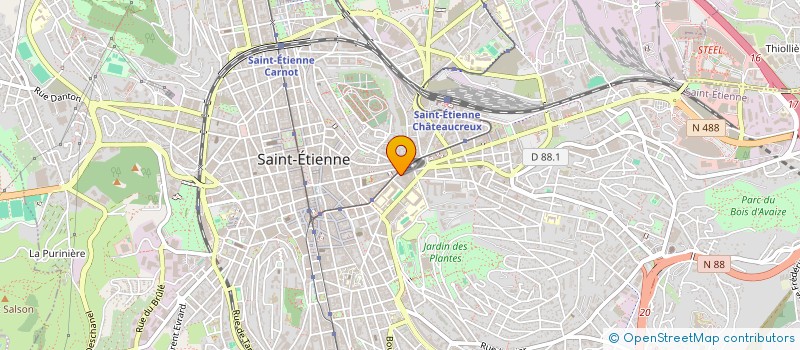 localisation de l'entreprise INDIANAPOLIS  SAINT-ETIENNE