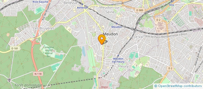 localisation de l'entreprise INDIBRIQUE à MEUDON