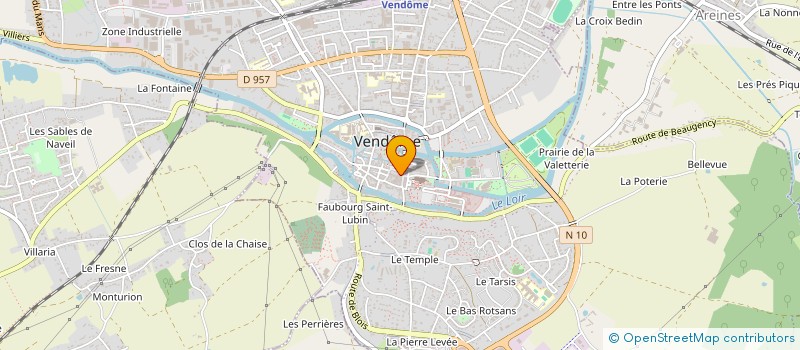 localisation de l'entreprise INDICATEUR VENDOMOIS PROMOTION  VENDOME