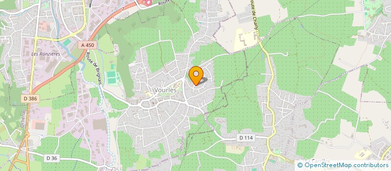localisation de l'entreprise INDICATEURS SANTE AU TRAVAIL RHONE-ALPES à VOURLES