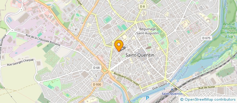 localisation de l'entreprise INDICATIF à SAINT-QUENTIN
