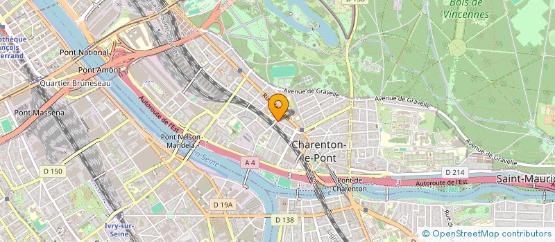 localisation de l'entreprise INDICE à CHARENTON-LE-PONT