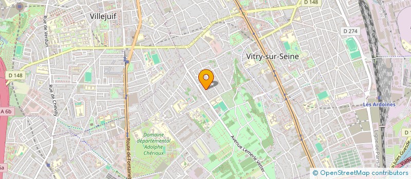 localisation de l'entreprise INDICE CARS à VITRY-SUR-SEINE