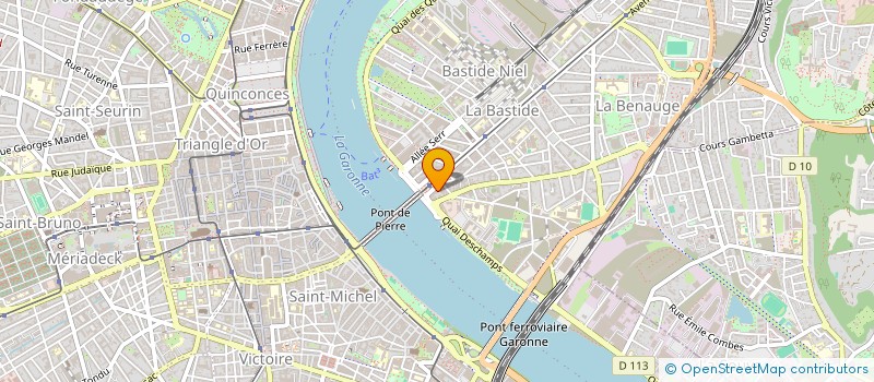 localisation de l'entreprise INDICE COMMUNICATION PRODUCTION à BORDEAUX