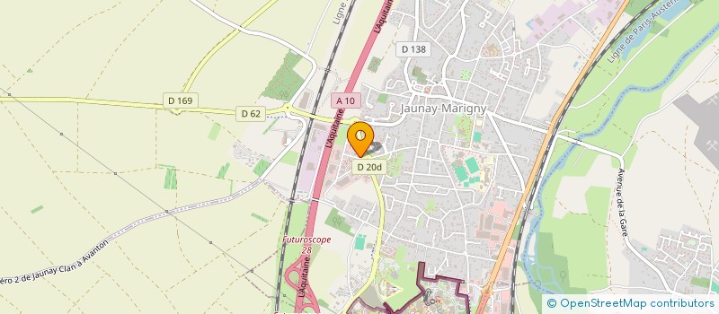 localisation de l'entreprise INDICE CONSULTANT POITOU CHARENTES LIMOUSIN  JAUNAY-MARIGNY