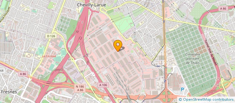 localisation de l'entreprise INDICE-GROUPE DES FRUITIERES  CHEVILLY-LARUE