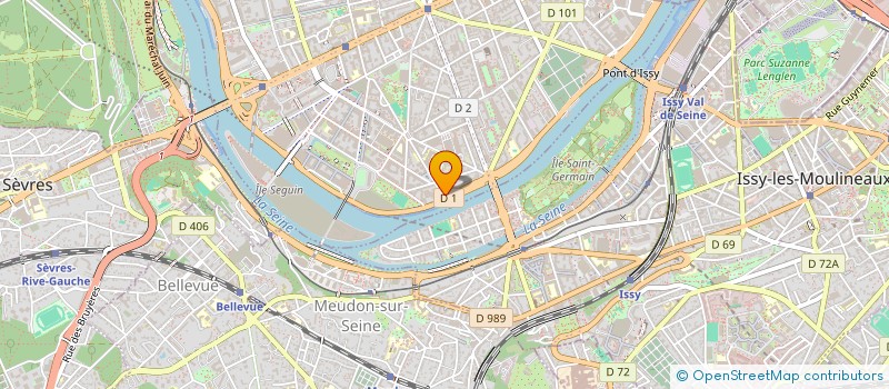 localisation de l'entreprise INDICE - L'AGENCE E.C.R à BOULOGNE-BILLANCOURT