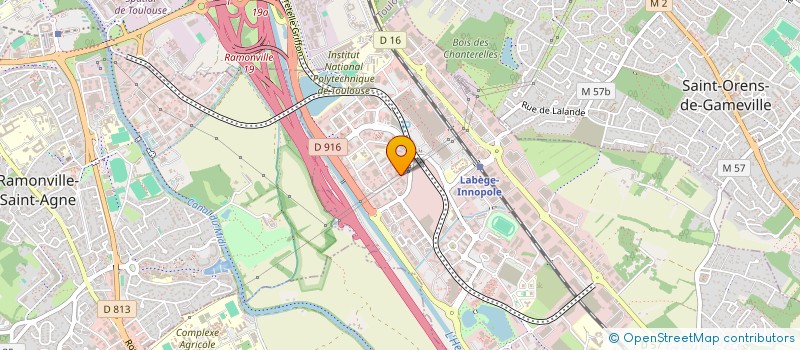 localisation de l'entreprise INDICECO SAS à LABEGE
