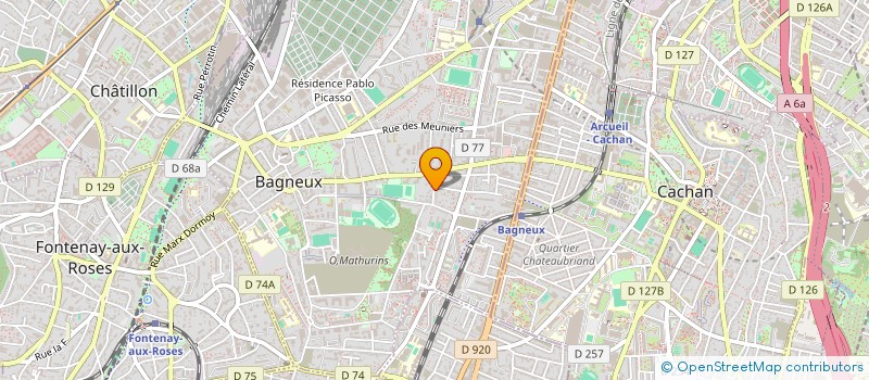 localisation de l'entreprise INDICES TERRESTRES à BAGNEUX