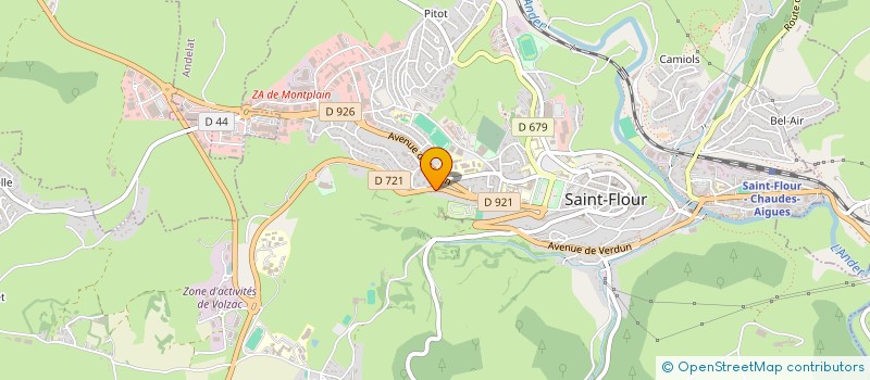 localisation de l'entreprise INDICIA à SAINT-FLOUR