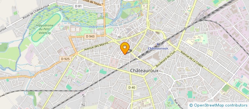 localisation de l'entreprise INDIE BANDS CONNECTION à CHATEAUROUX