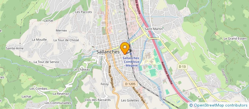 localisation de l'entreprise INDIE BOX RECORDS  SALLANCHES