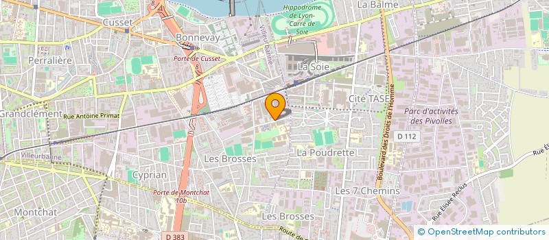 localisation de l'entreprise INDIE LOCATION à VILLEURBANNE