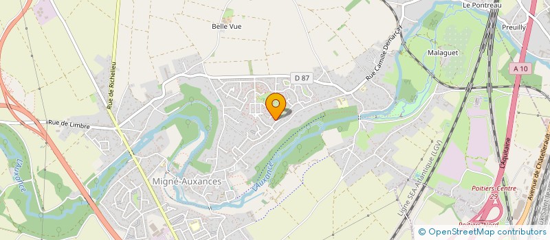 localisation de l'entreprise INDIE UP à MIGNE-AUXANCES