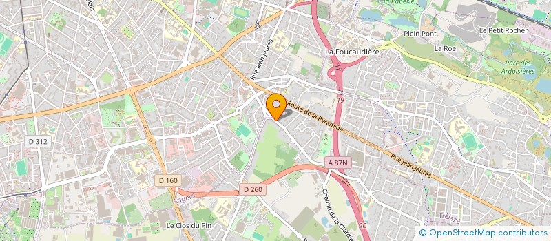 localisation de l'entreprise INDIEMUSIC à LES PONTS-DE-CE