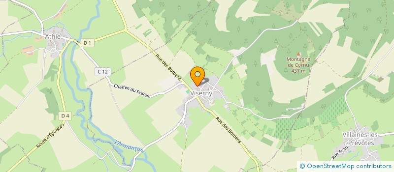 localisation de l'entreprise INDIENS SOCIAL KLUB  VISERNY