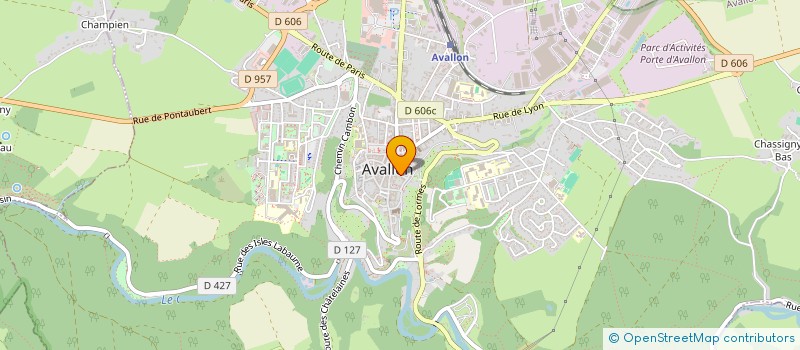 localisation de l'entreprise INDIG'OM  AVALLON