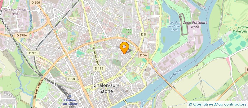 localisation de l'entreprise INDIGA  CHALON-SUR-SAONE