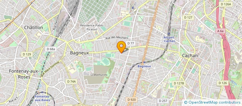 localisation de l'entreprise INDIGEEN FRANCE à BAGNEUX