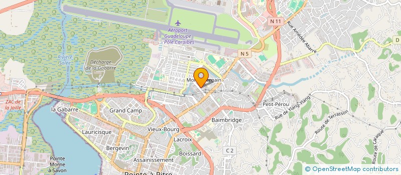 localisation de l'entreprise INDIGENE STUDIO à LES ABYMES