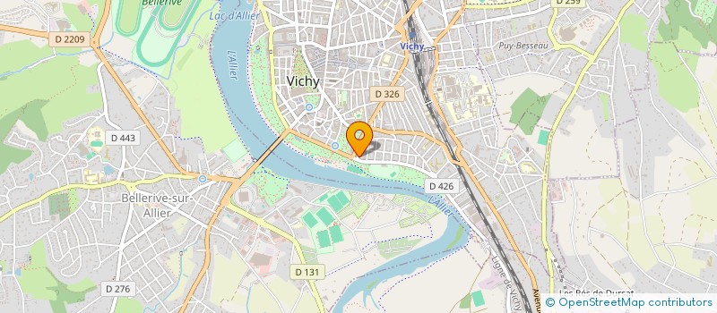localisation de l'entreprise INDIGITO à VICHY