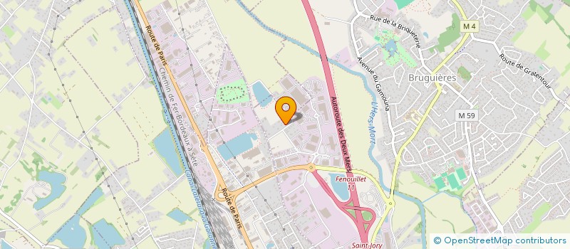 localisation de l'entreprise INDIGO 21  BRUGUIERES