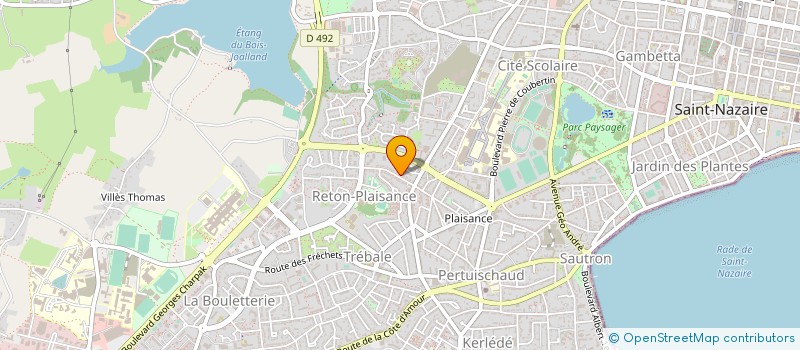 localisation de l'entreprise INDIGO  SAINT-NAZAIRE