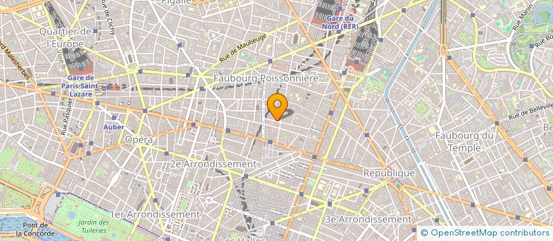 localisation de l'entreprise INDIGO  PARIS