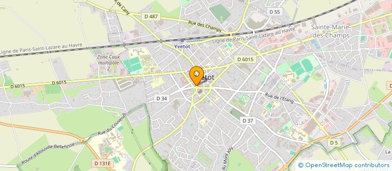 localisation de l'entreprise INDIGO  YVETOT