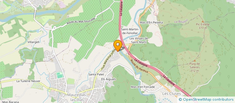 localisation de l'entreprise INDIGO  MAUREILLAS-LAS-ILLAS